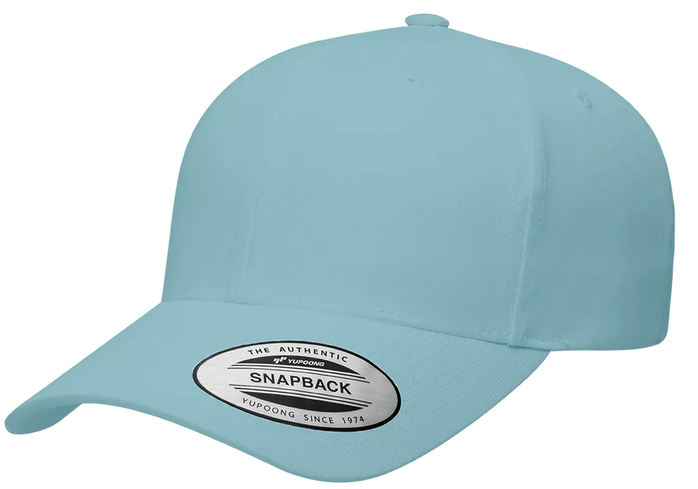 6389X-B.BLU - X-Cap Baby Blue Retro Cotton Blend Snapback Adjustable Fit