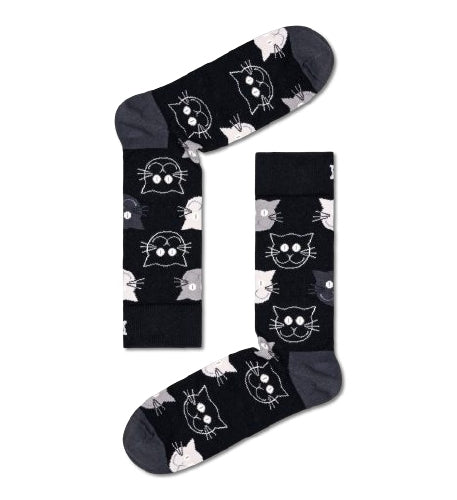 3-Pack Mixed Cat Socks Gift Set (36-40)