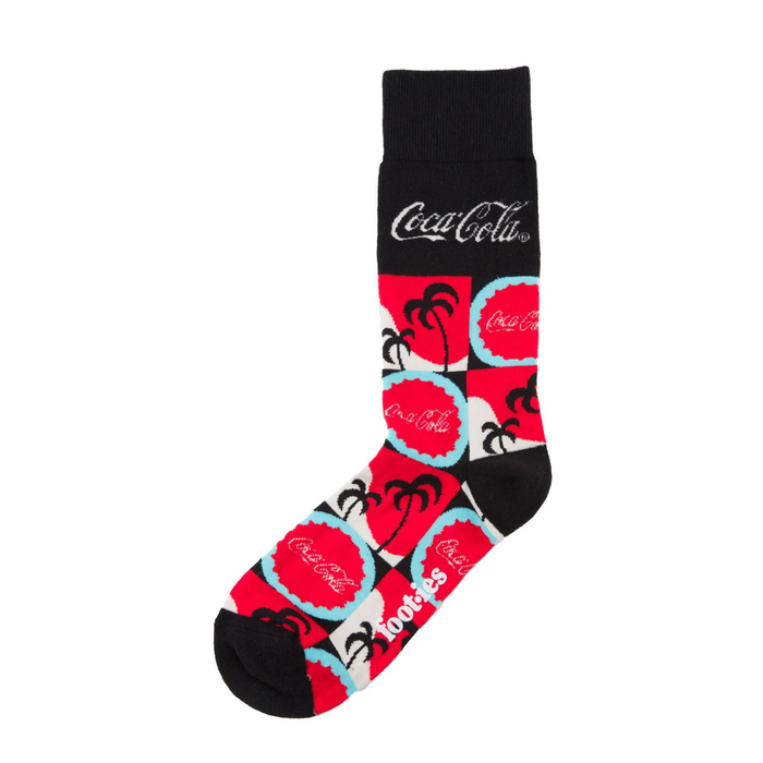 Foot-ies - Coca-Cola Summer Sessions Organic Cotton Sock - Black - M/L
