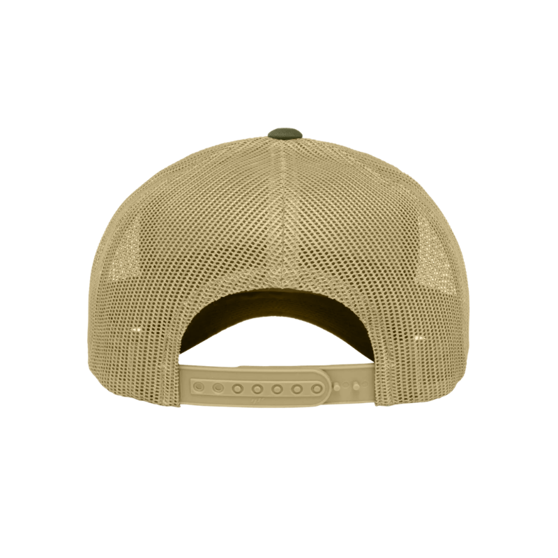 6606T-MOS/KH Retro Trucker Moss Khaki Cap