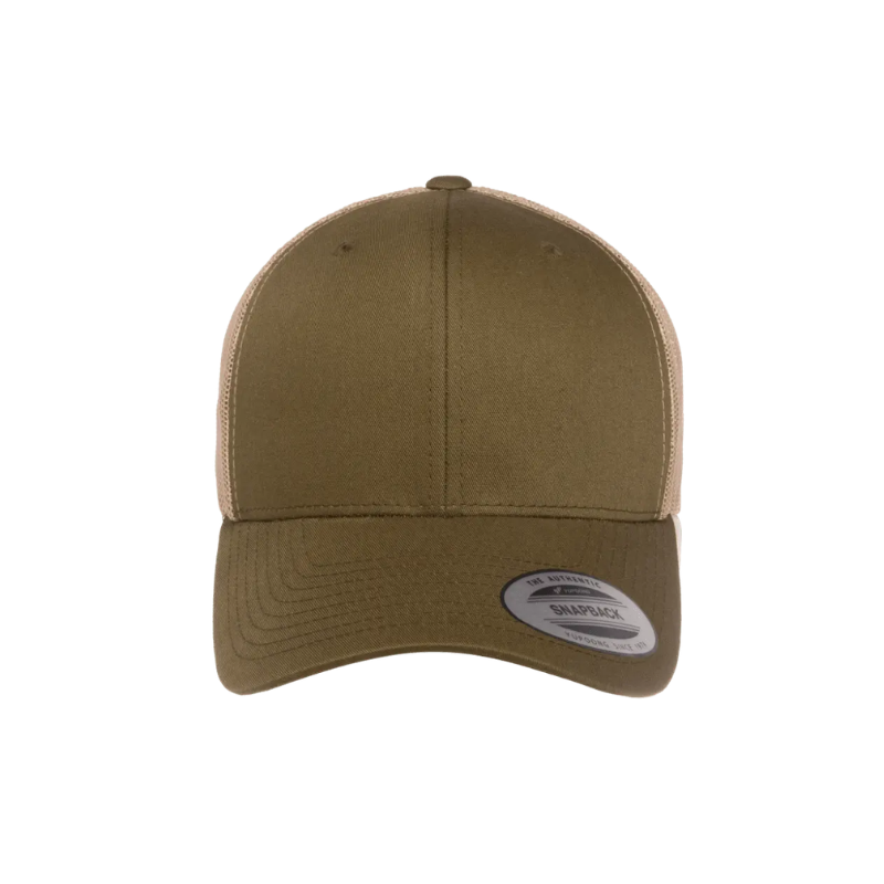 6606T-MOS/KH Retro Trucker Moss Khaki Cap