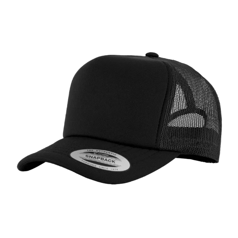 6700-BLK VZ Trucker Black Cap Adjustable Fit – Headgame SA