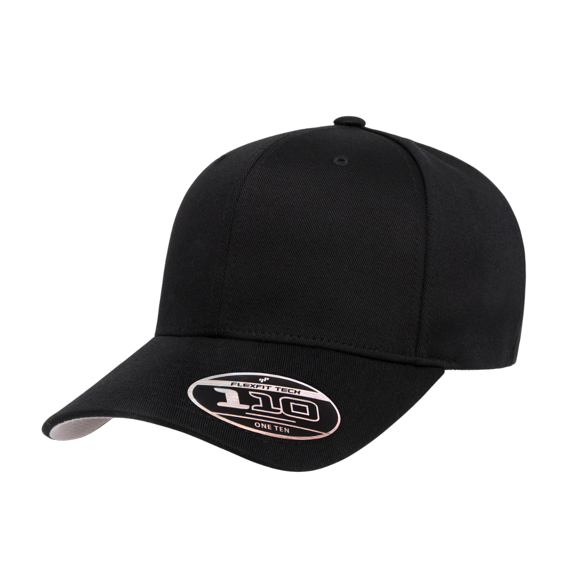 6277ADJ-Blk Baseball Black Cap Adjustable Fit