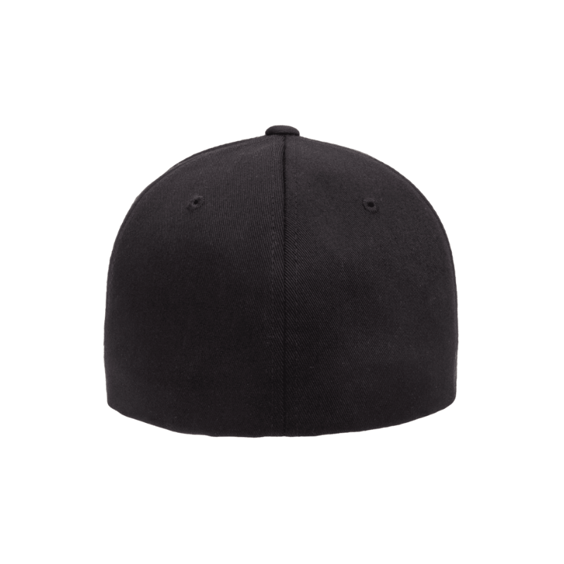 6277ADJ-Blk Baseball Black Cap Adjustable Fit