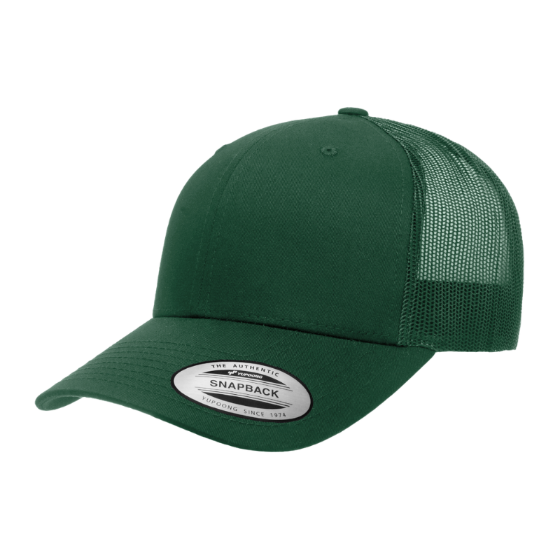 6606-SPR Retro Trucker Spruce Cap Adjustable Fit