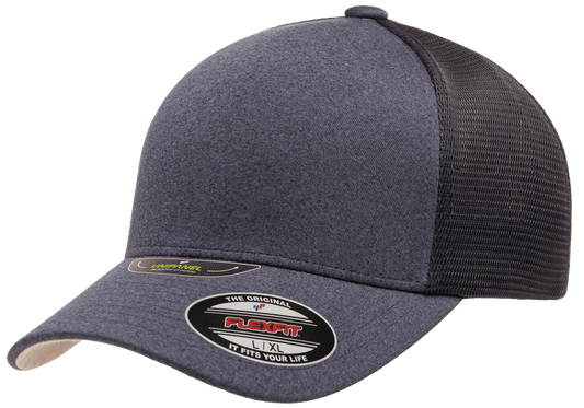 5511UP-NVY Unipanel Mesh Navy Cap Fitted