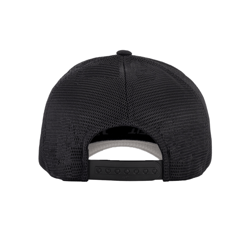 110AFM-BLK 110 Fit Black Cap Stretch Mesh  Adjustable Fit