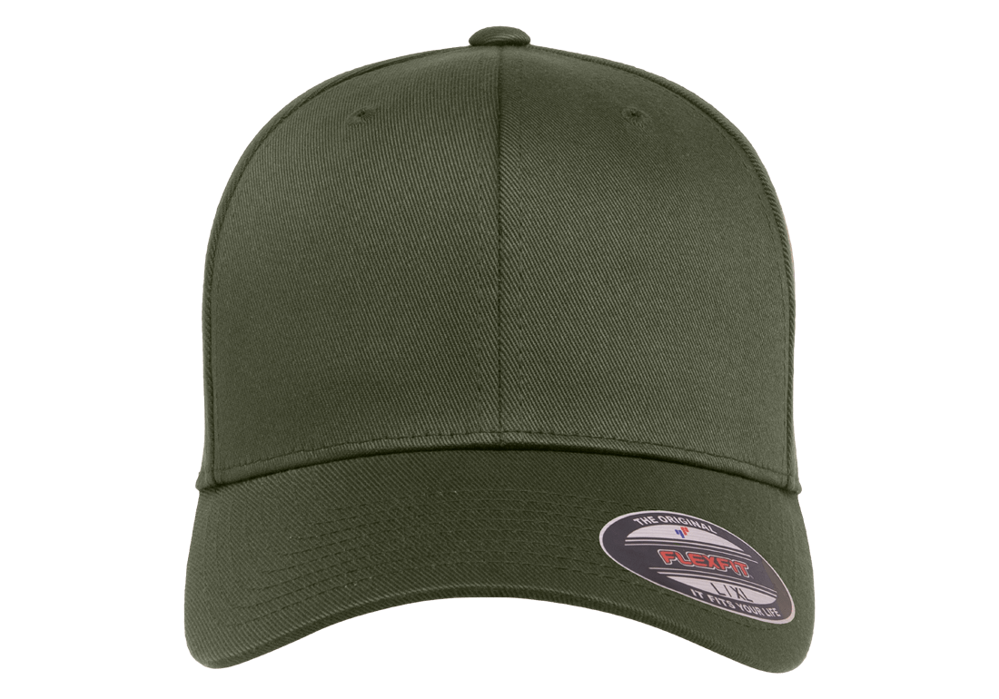 6277-OLV Baseball Olive Cap Fitted