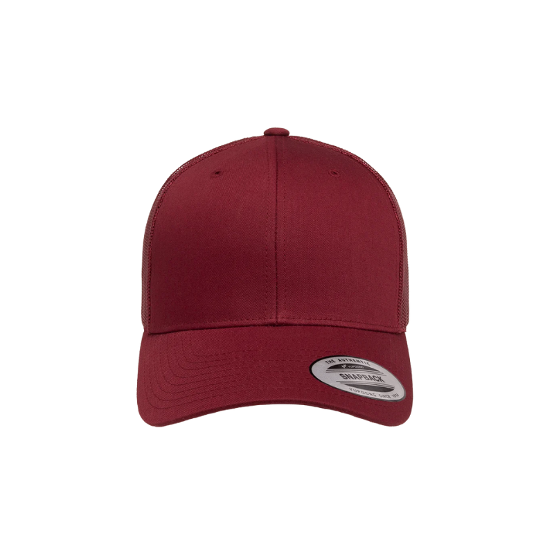 6606-CRNB - Retro Trucker Cranberry Cap Adjustable Fit