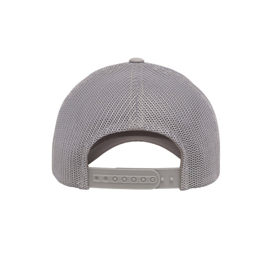 6606-SV Retro Trucker Light Grey Cap Adjustable Fit