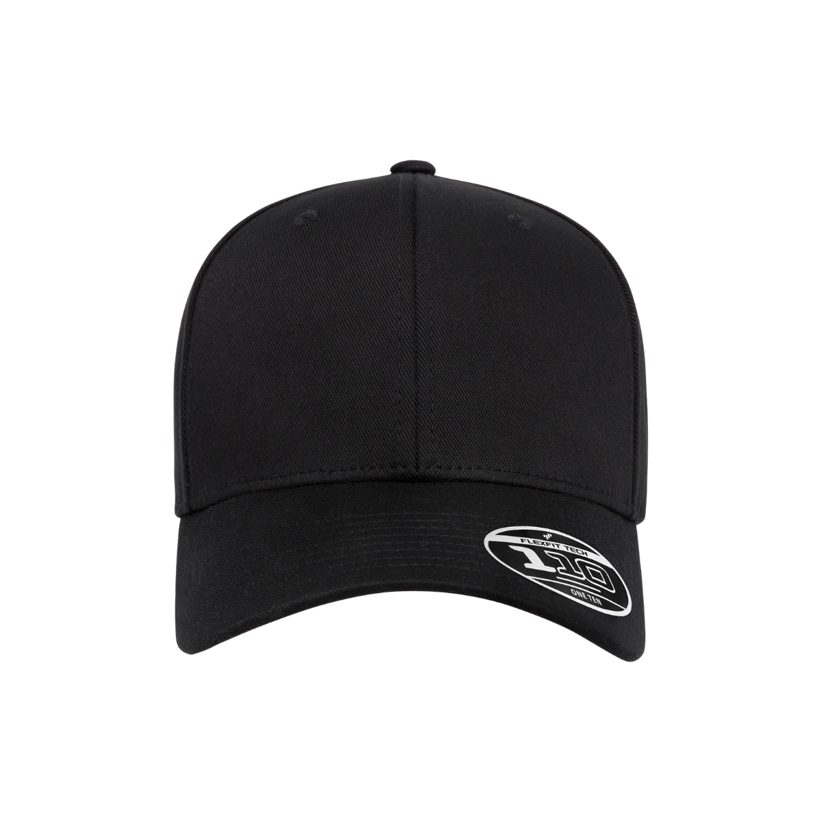 6277ADJ-Blk Baseball Black Cap Adjustable Fit