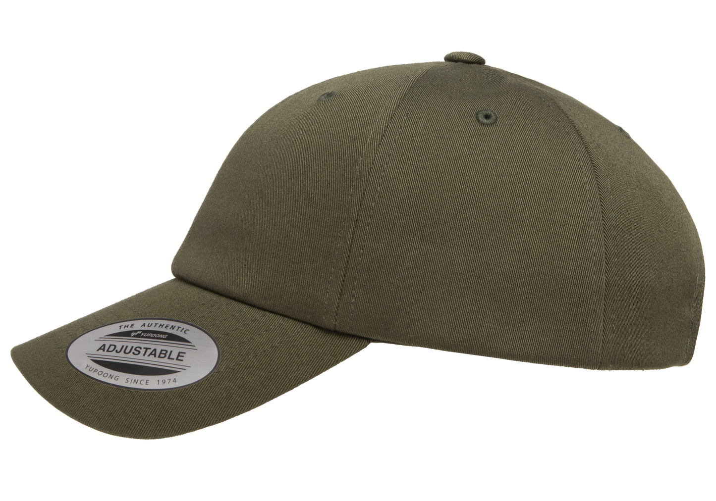 6389-BB-ON - Olive Night Retro Unstructured XCAP with Brass Buckle Strap Adjustable Fit