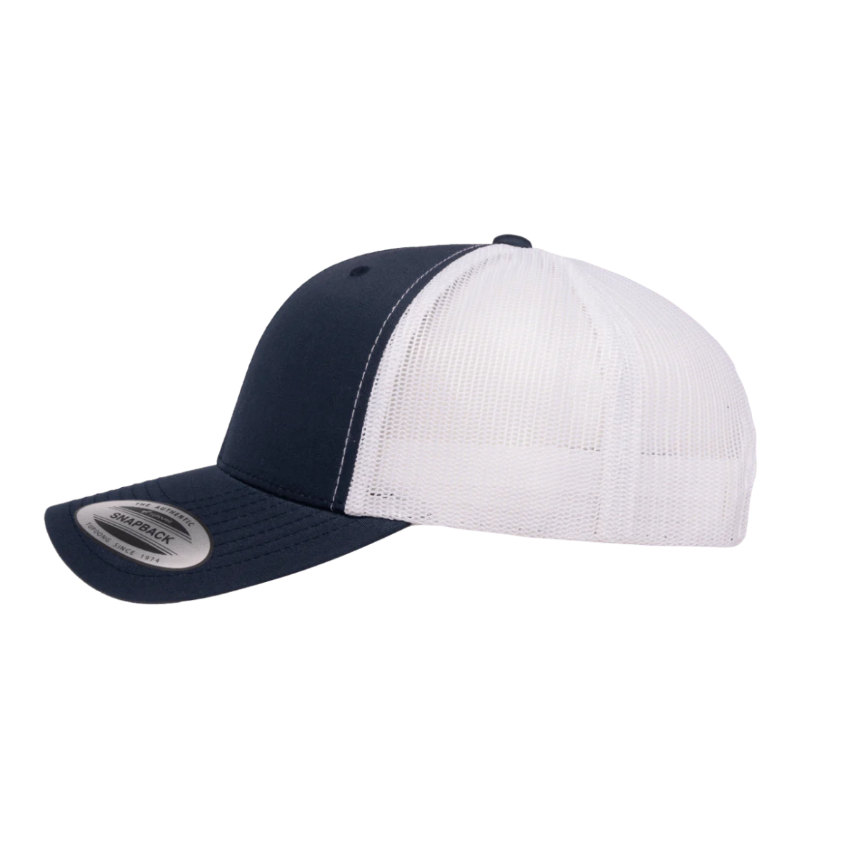 6606T-NVY/WHT Retro Trucker Navy & White Cap Adjustable Fit