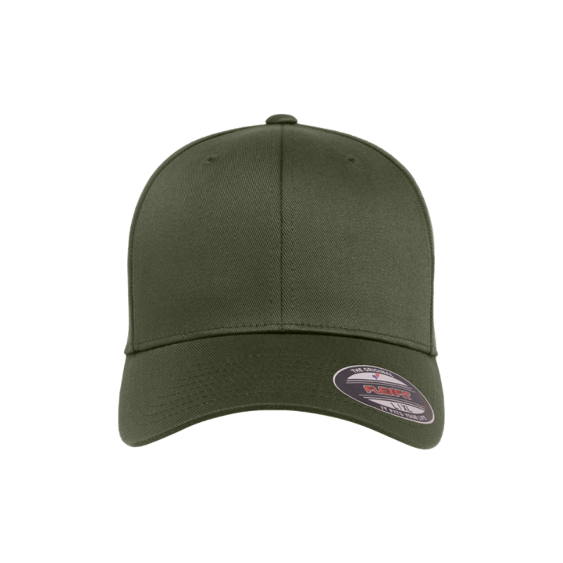 6277-OLV Baseball Olive Cap Fitted