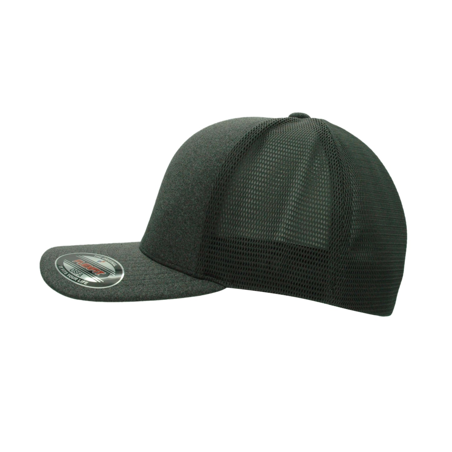 5511UP-ADJ-DG Unipanel  Mesh Melange Dark Grey Cap Adjustable 110 Fit