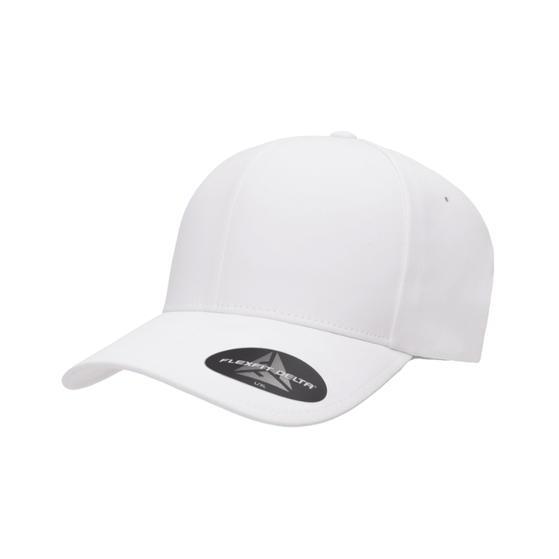 DELTA-WH Delta White Fitted Cap