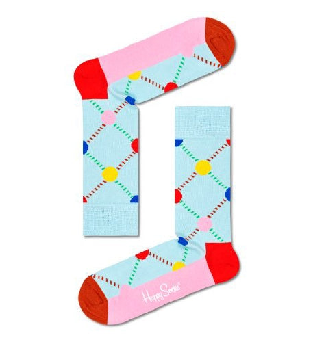 2-Pack Argyle Dot Socks Gift Set Adult Size (41-46)