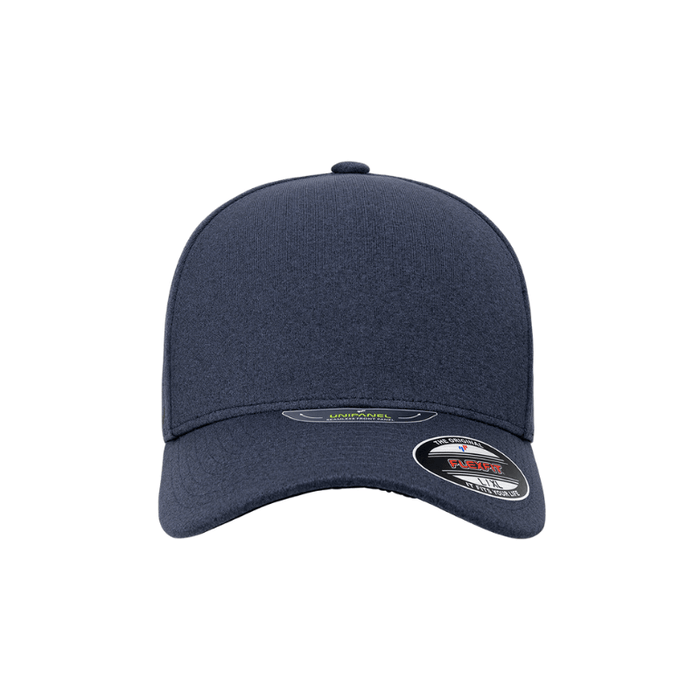 5577UP-NVY Unipanel Melange Navy  Cap Fitted