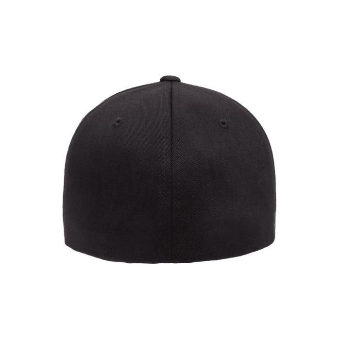 6277-BLK Baseball Black Cap Fitted