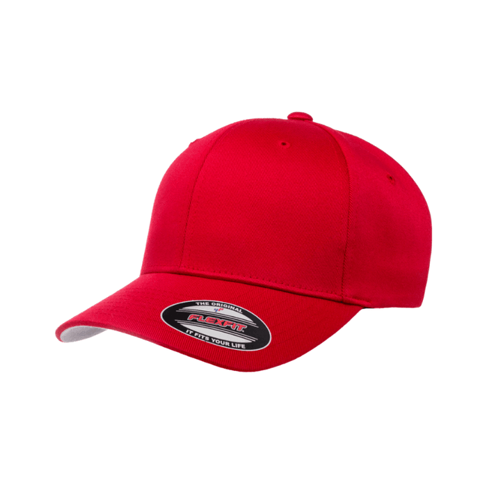 6277-RD Baseball Red Cap Fitted