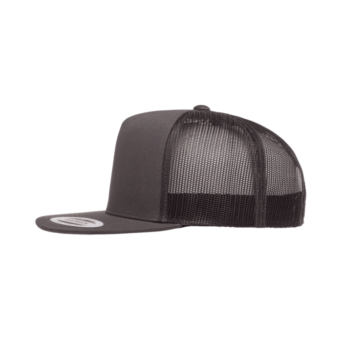 6006-CHAR Classic Trucker Charcoal Cap Adjustable Fit