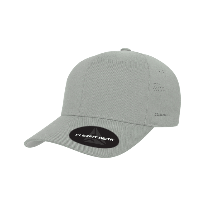 DELTA-CDREF-SV Delta Silver C&D Double Twill with Silitan Reflective Fitted Cap