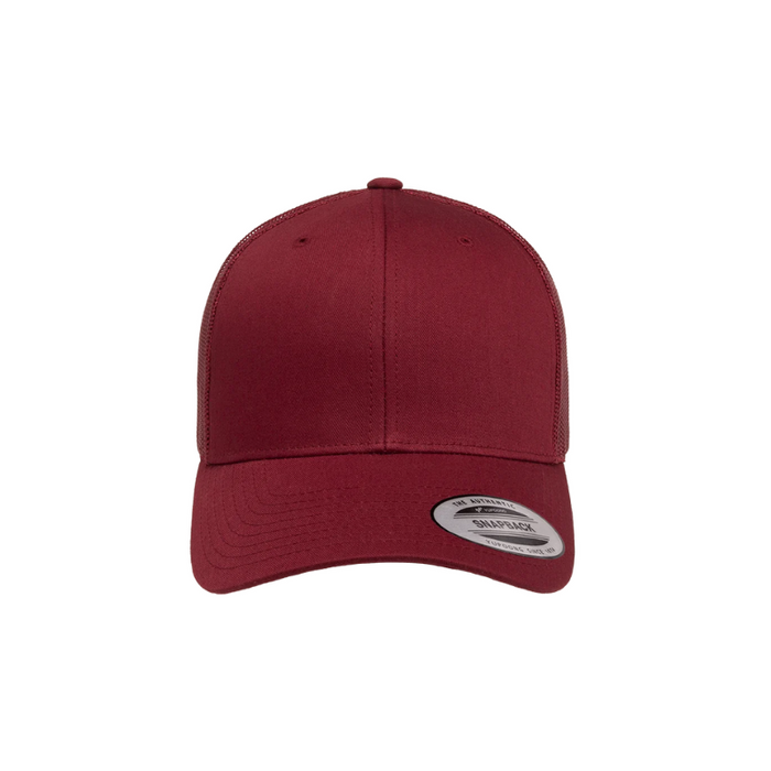 6606-CRNB - Retro Trucker Cranberry Cap Adjustable Fit