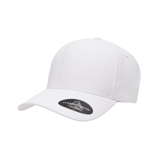 DELTA-ADJ-WHT Stylish Delta White Cap with Adjustable Fit