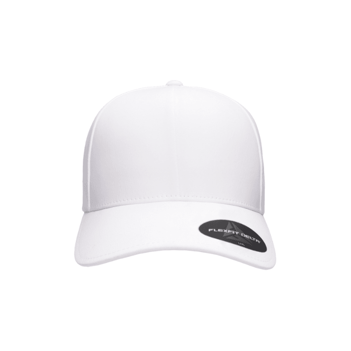 DELTA-ADJ-WHT Stylish Delta White Cap with Adjustable Fit