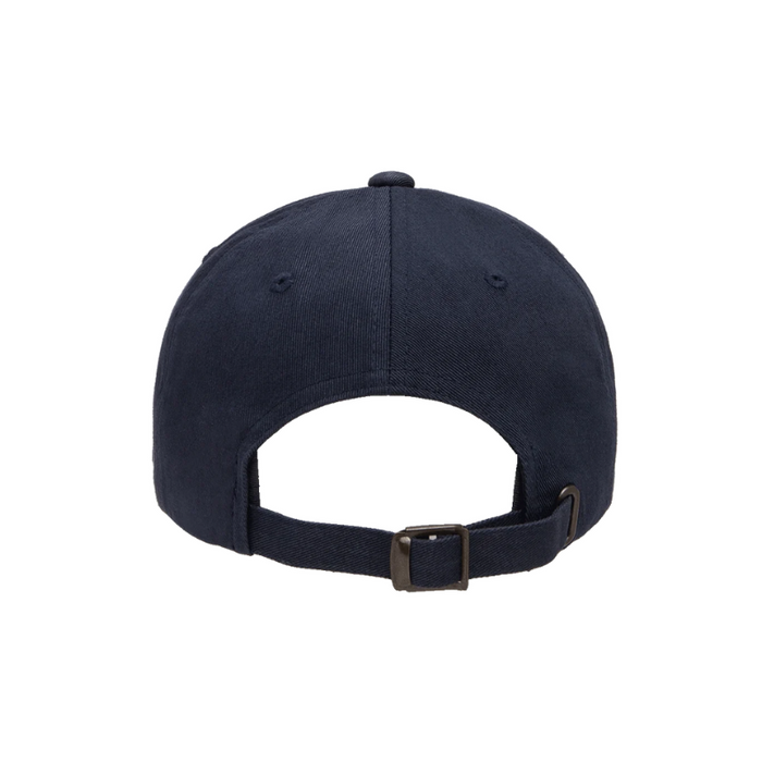 6389-BB-NVY - Navy Retro Unstructured XCAP with Brass Buckle Strap Adjustable Fit