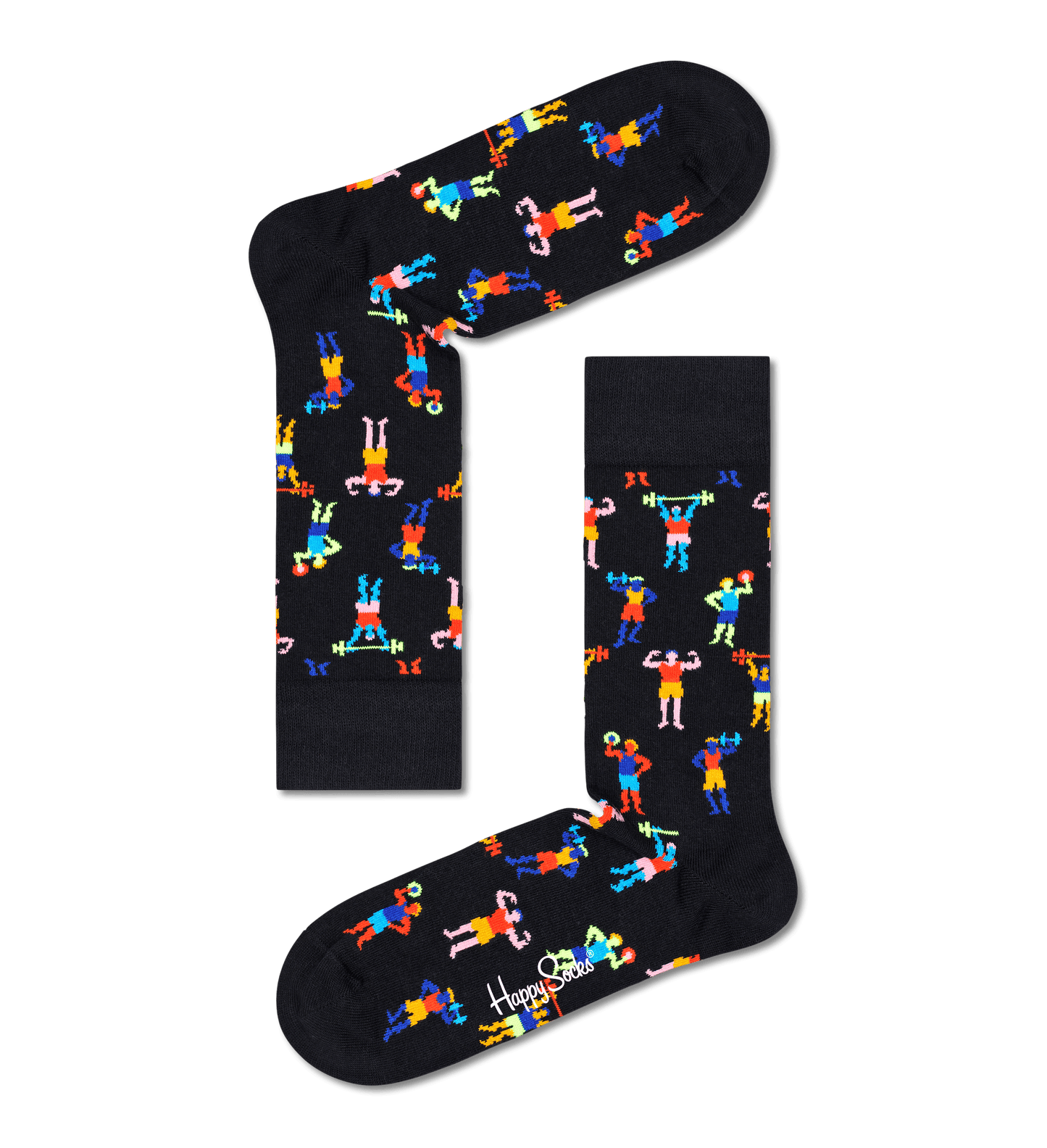 4-Pack Healthy Lifestyle Socks Gift Set Adult Size  (41-46)
