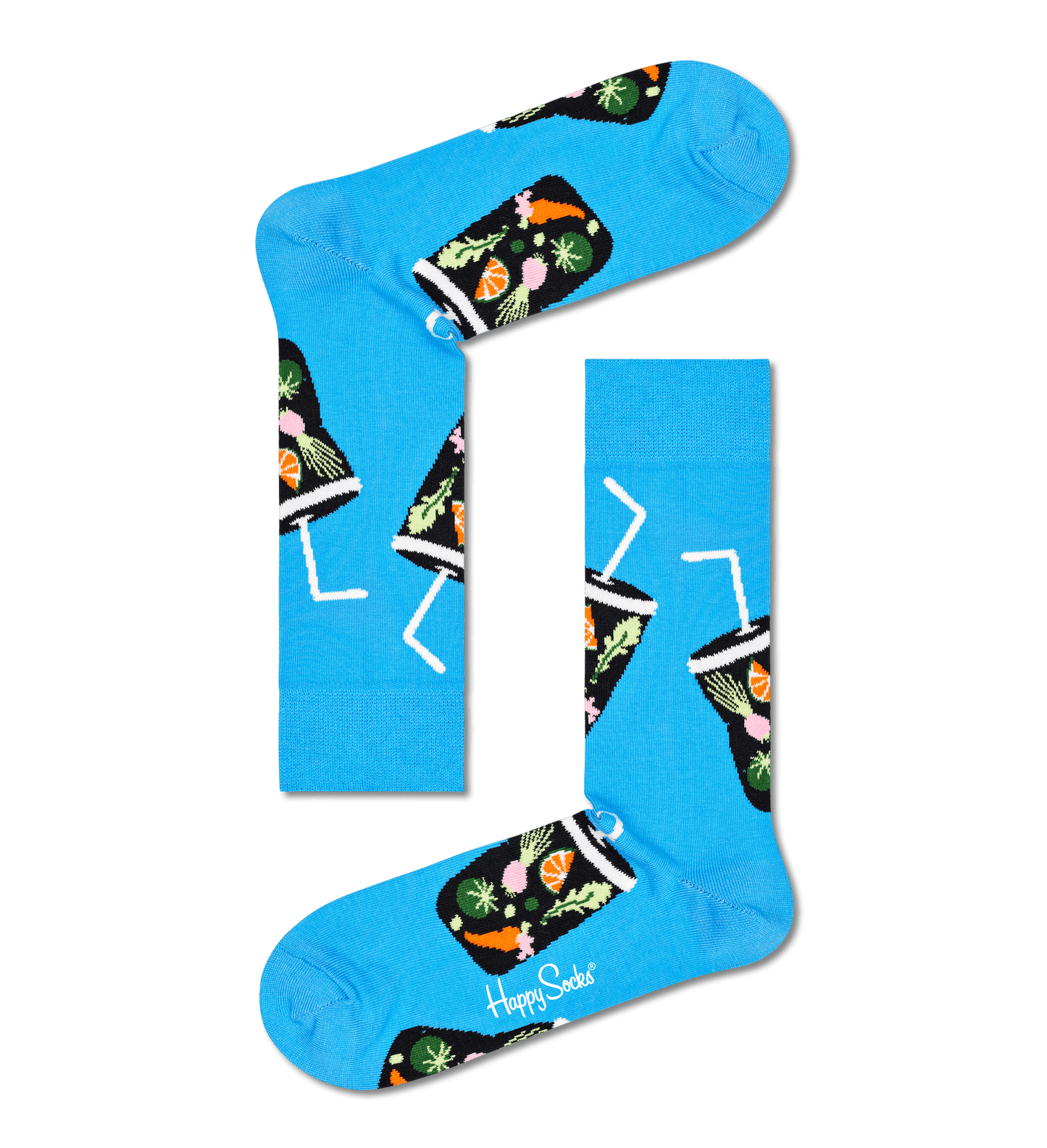 4-Pack Healthy Lifestyle Socks Gift Set Adult Size  (41-46)