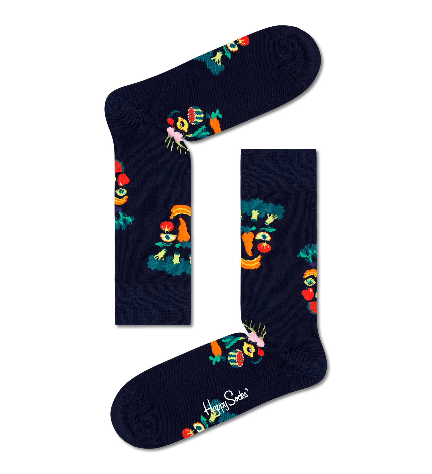 4-Pack Healthy Lifestyle Socks Gift Set Adult Size  (41-46)