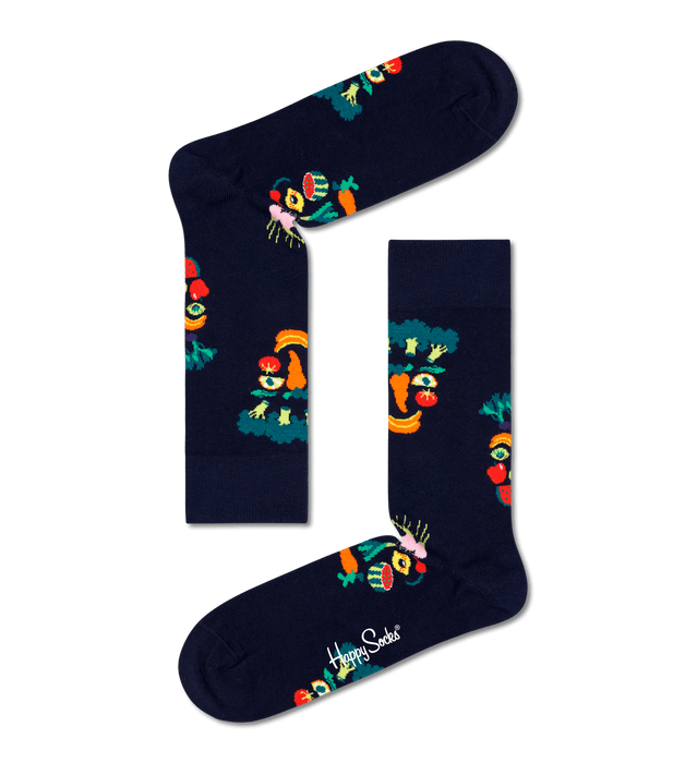 4-Pack Healthy Lifestyle Socks Gift Set Adult Size  (41-46)