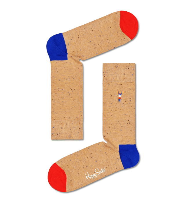 4-Pack Healthy Lifestyle Socks Gift Set Adult Size  (41-46)