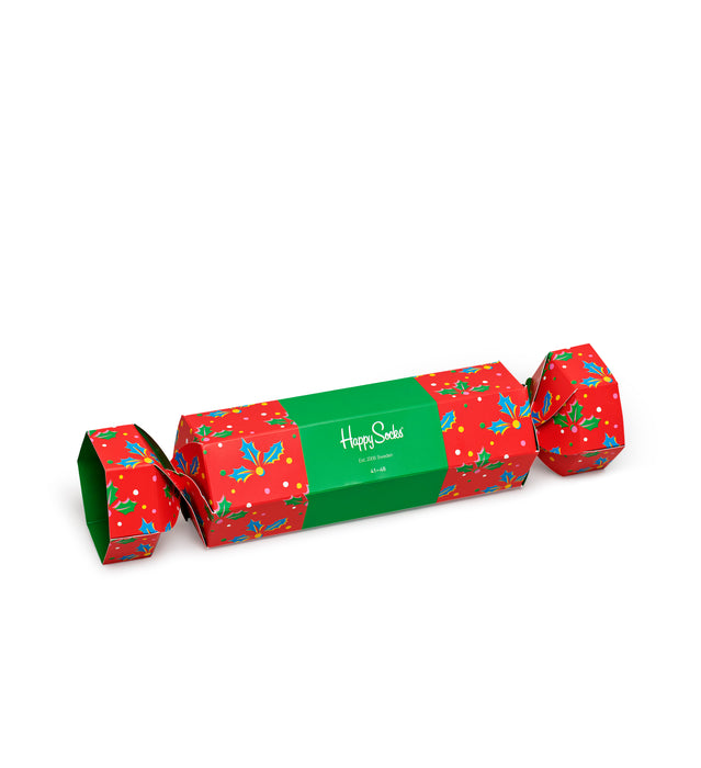 2-Pack Christmas Cracker Holly Gift Set Adult Size (41-46)