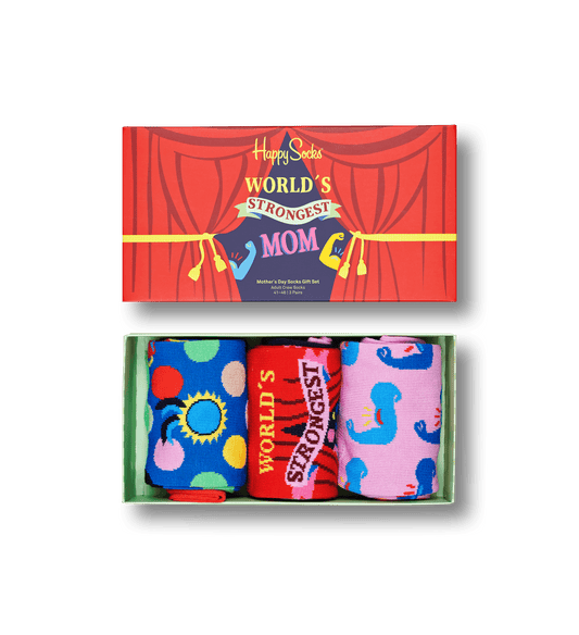 3-Pack Mothers Day Socks Gift Set Adult Size (36-40)