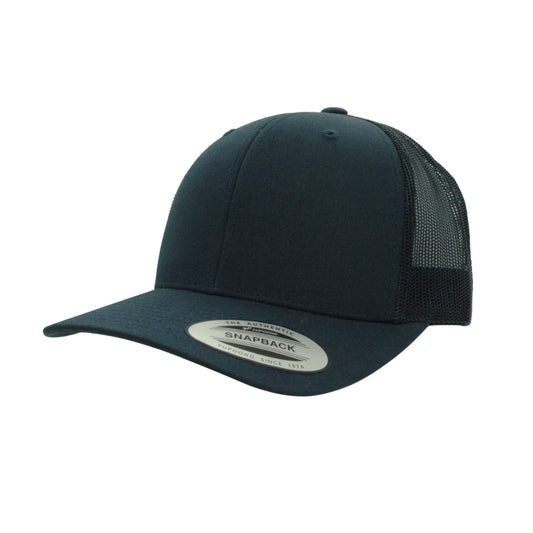 6606-NVY Retro Trucker Navy Cap Adjustable Fit