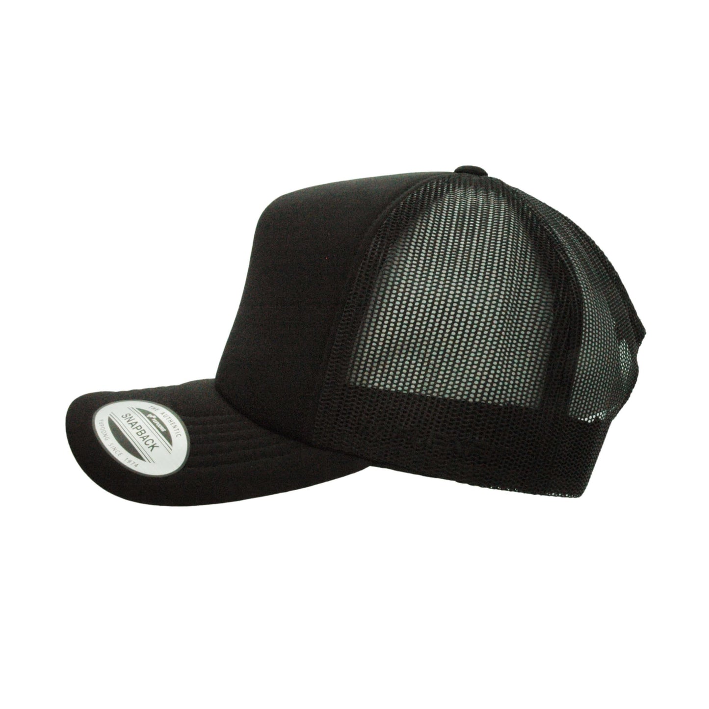 6700-BLK VZ Trucker Black Cap Adjustable Fit
