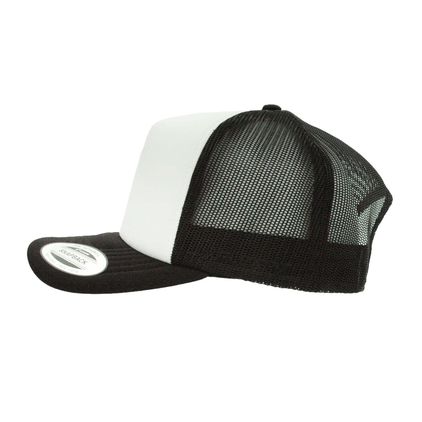 6700-BWB VZ Trucker Black & White Cap Adjustable Fit