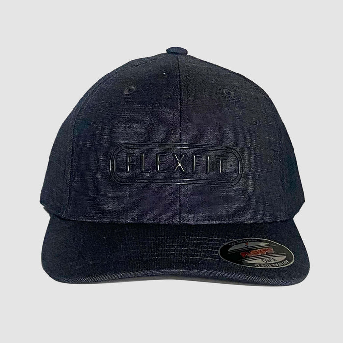 Limited Edition Dark Grey & Blue Curve Peak Fitted Cap