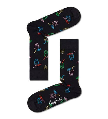 5-Pack Tropical Night Socks Gift Set Adult Size (41-46)