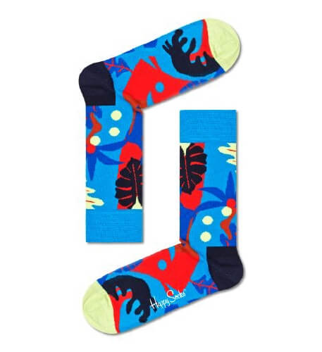 5-Pack Tropical Night Socks Gift Set Adult Size (41-46)