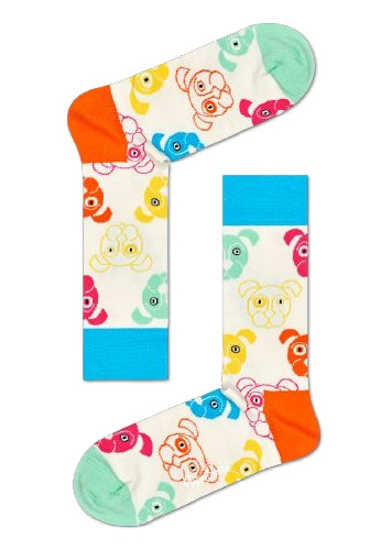 3-Pack Mixed Dog Socks Gift Set Adult Size (36-40)