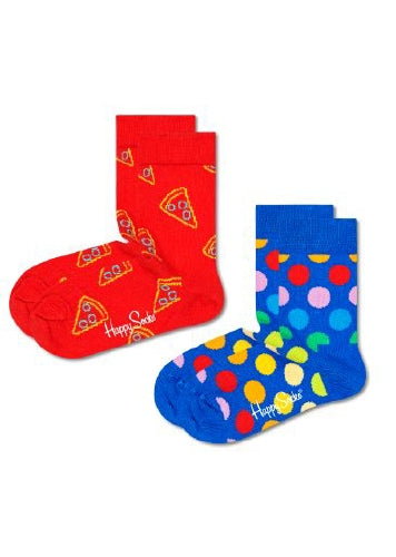Happy Socks 2-pack Kids Pizza Slice Socks (12-24M)