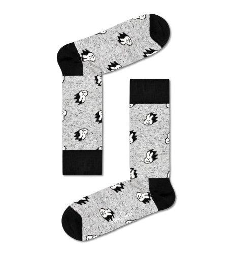 4-Pack Black & White Socks Gift Set Adult Size (41-46)