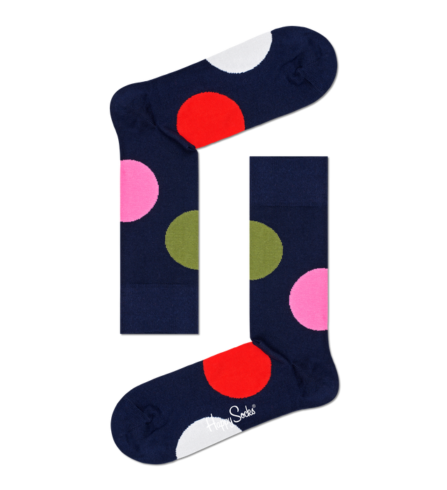 4-Pack Dot Socks Gift Set Adult Size (41-46)
