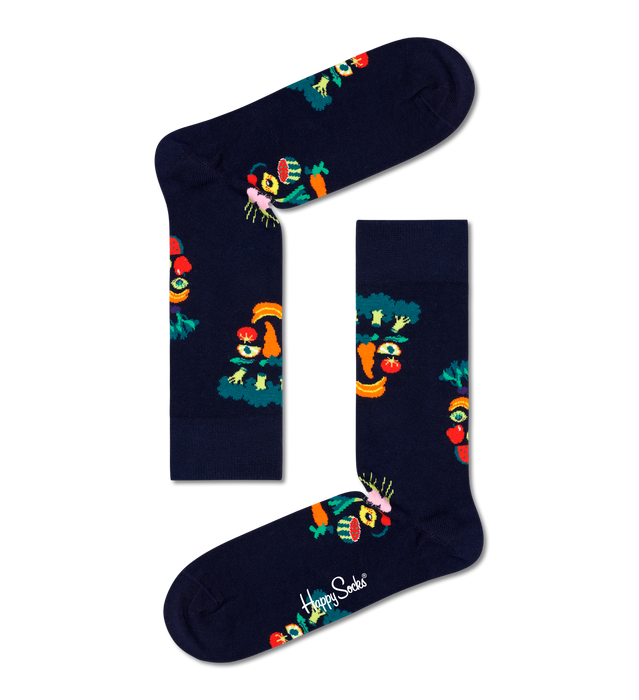 4-Pack Healthy Lifestyle Socks Gift Set Adult Size  (41-46)